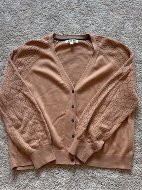 Boden Button-Front V-Neck Cardigan size xl